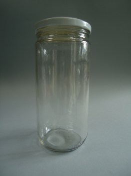 bote vidrio tapa metalica blanca twist 720 ml (40 uni)
